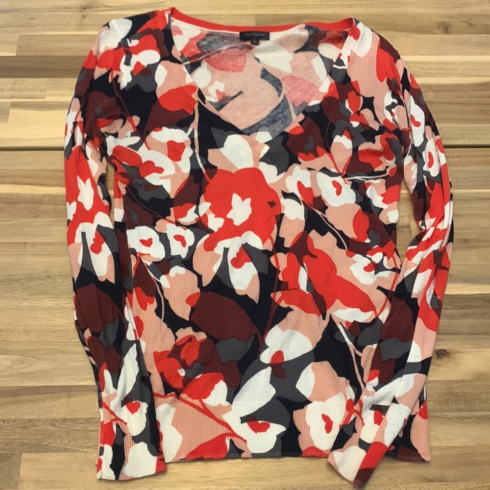 The Limited Womens Lightweight V-Neck Sweater - Size S